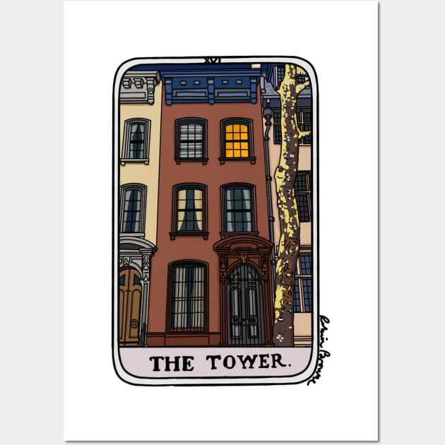 Major Arcana: The Tower Wall Art by robin